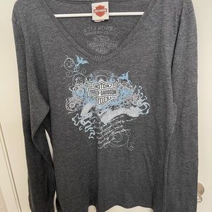 Womens Harley-Davidson Long Sleeved Tee, Size XXL